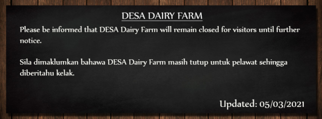 Booking desa dairy farm Desa Dairy