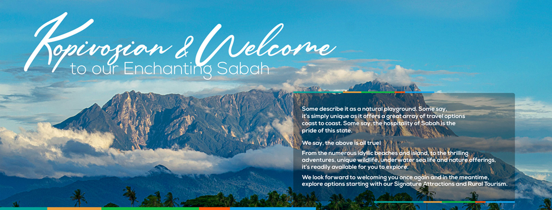 Welcome to Sabah, Malaysian Borneo